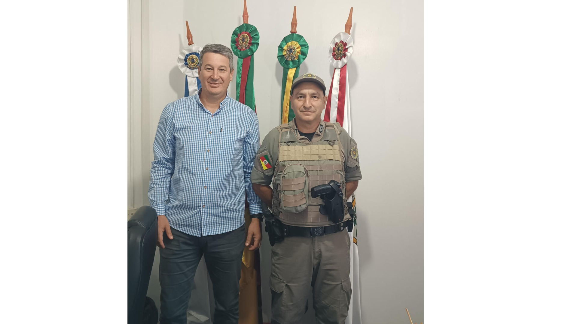 Poder Executivo e Brigada Militar alinhados pela Comunidade Matense