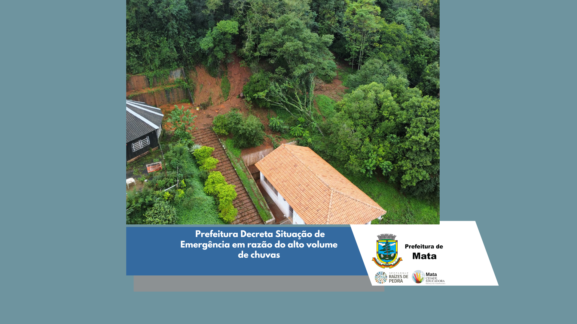 Prefeitura Decreta Situação de Emergência em razão do alto volume de chuvas