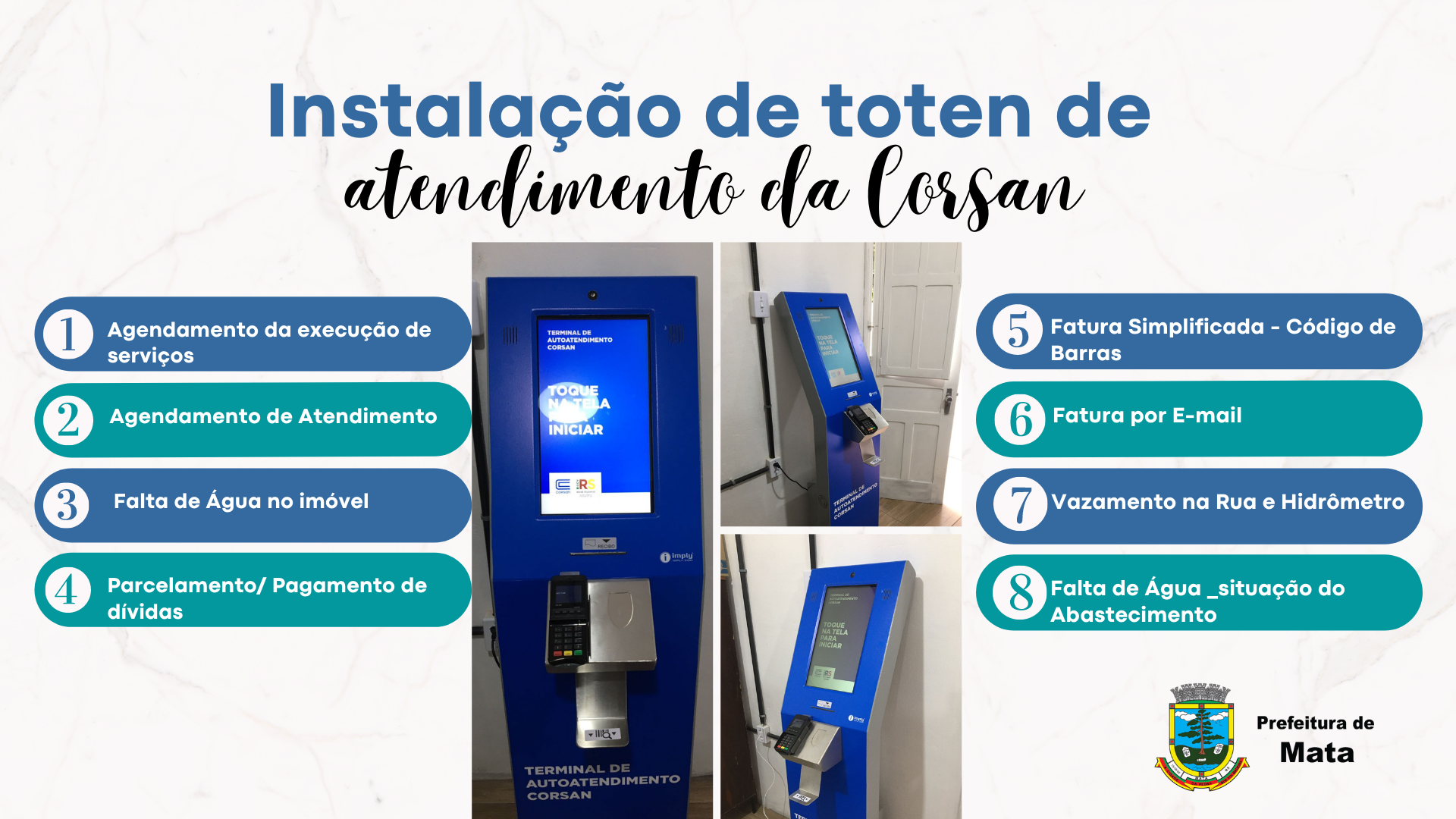 Instalação de toten de 1920 1080 px