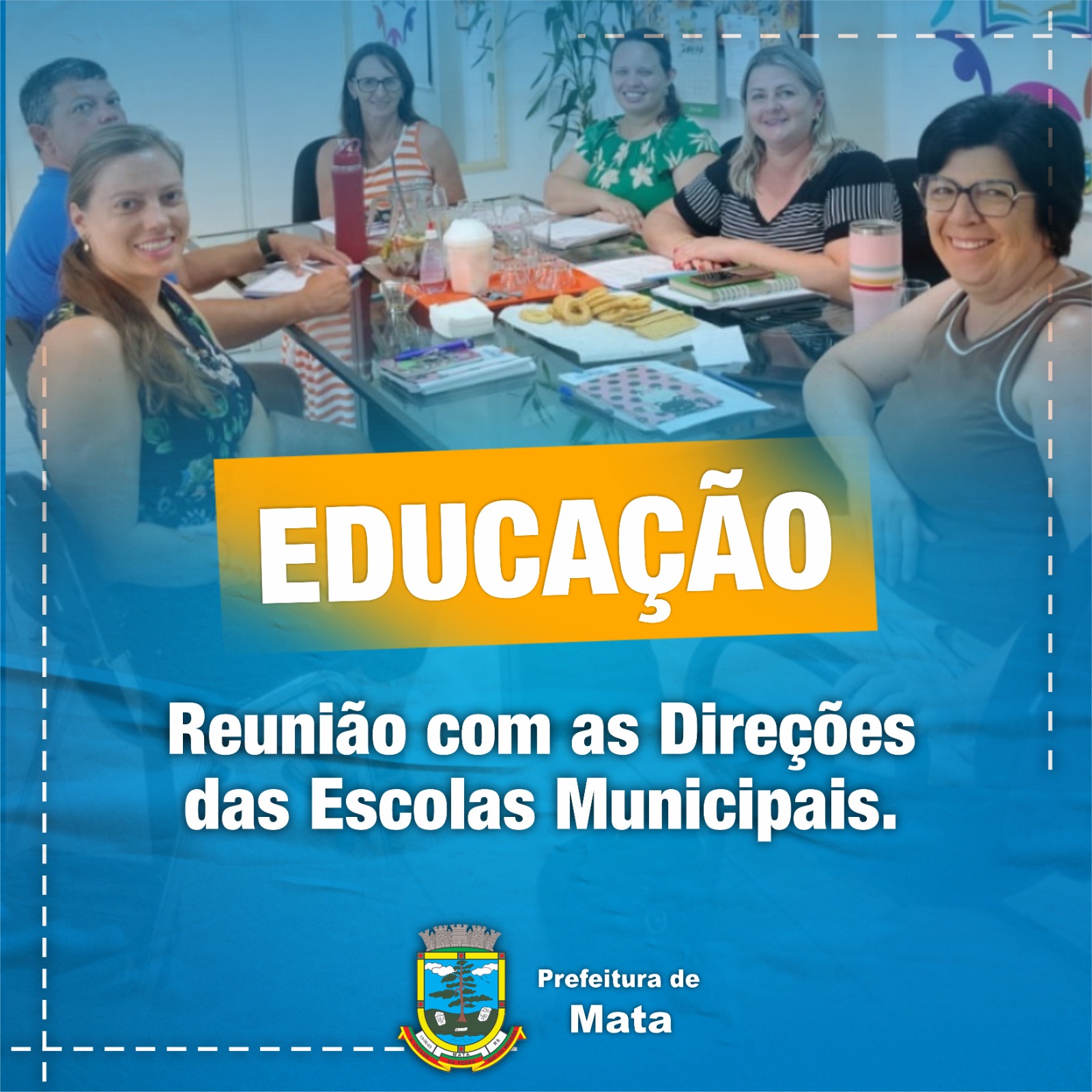 Reunião com as Direções das Escolas Municipais