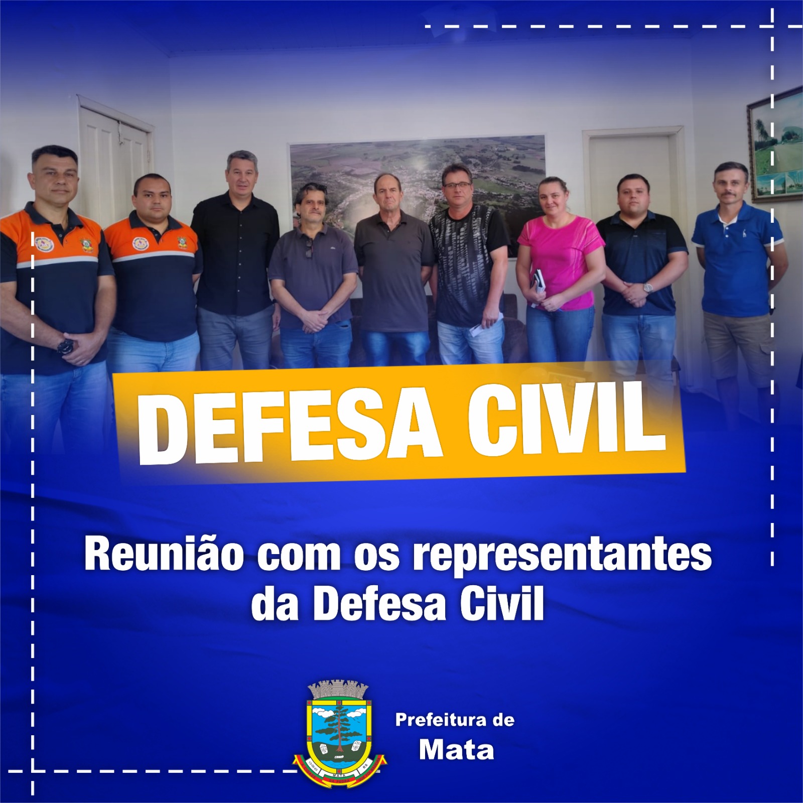 🚨 Visita da Defesa Civil de nossa região! 🚨