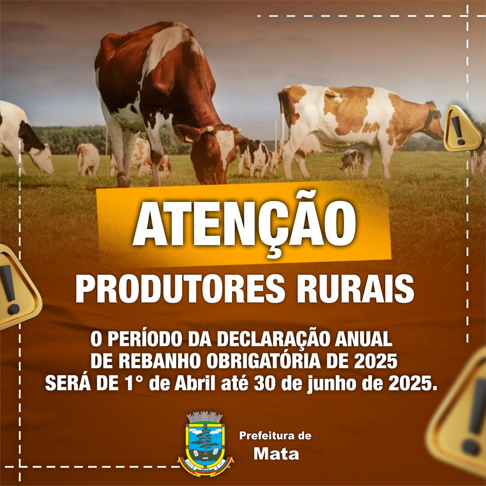  DECLARAÇÃO ANUAL DE REBANHO OBRIGATÓRIA 2025 