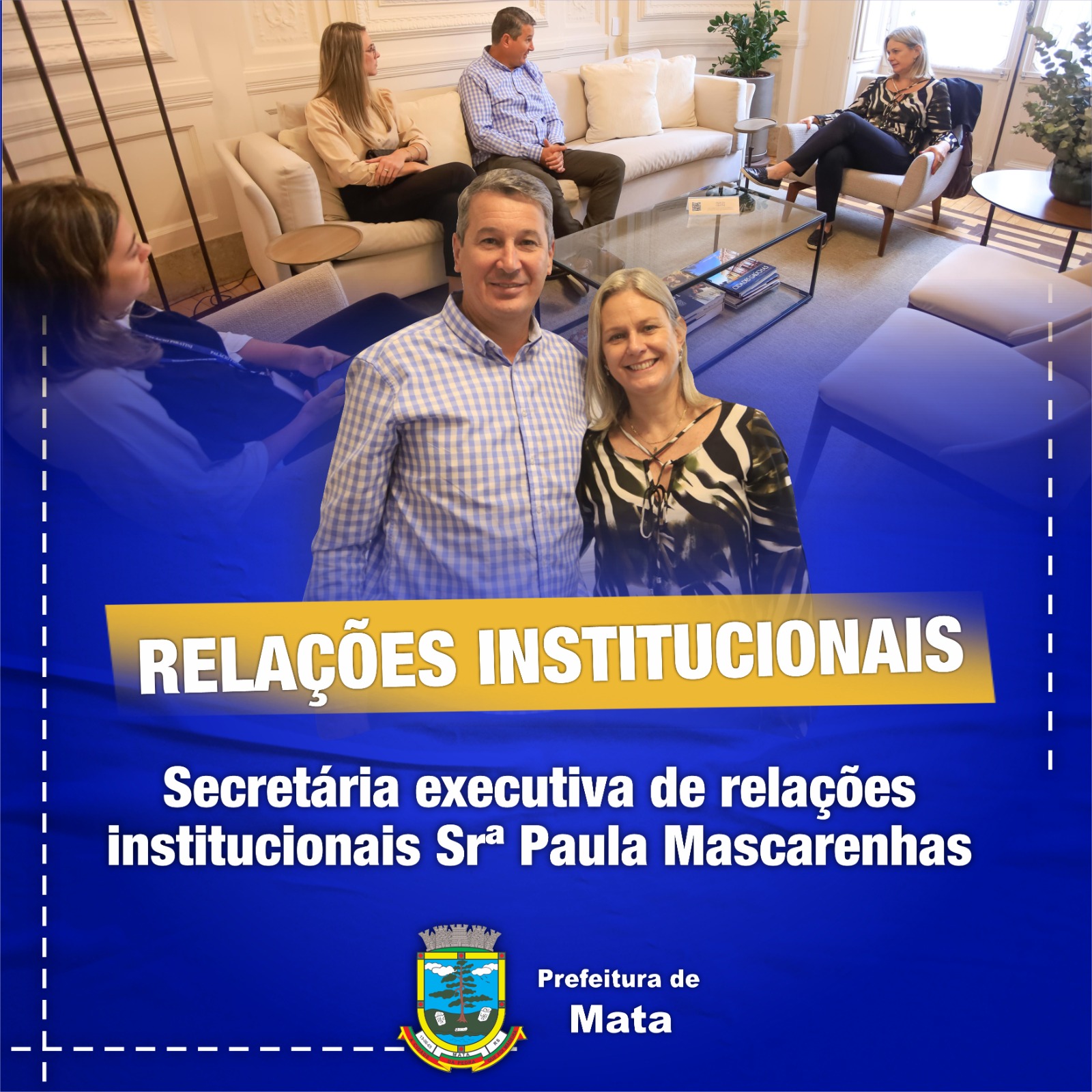 Reunião com a Secretária Paula Mascarenhas