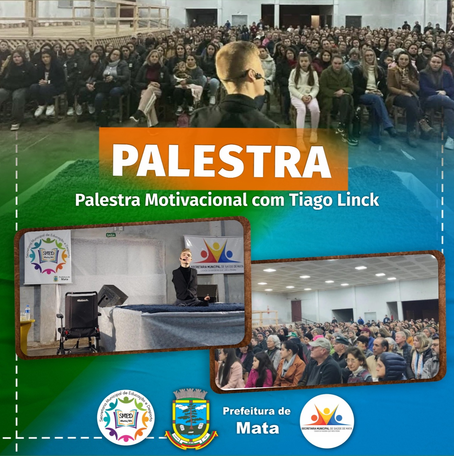 Palestra Motivacional com Tiago Linck 